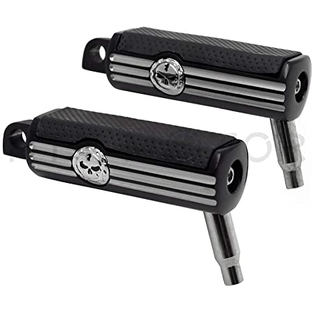 Buy HTTMT MT216-051- Foot Rest pegs Compatible with 1984-2000 universal to  most Harley Davidson bike BLACK Online in Ukraine. B00RM49NDW