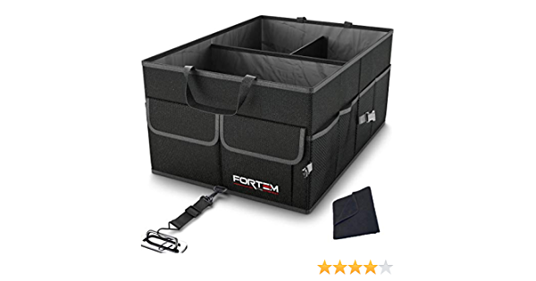 Car Trunk Organizer for SUV Truck by FORTEM | Auto Durable Collapsible Cargo  Storage | Non Slip Bottom Strips to Prevent Sliding: Buy Online at Best  Price in UAE - Amazon.ae