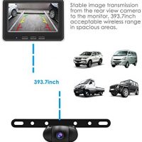 Accfly Wireless Backup Camera Kit,IP68 Waterproof License Plate Reverse Rear  View Back Up Car Camera,4.3' T… | Wireless backup camera, Backup camera,  Camera reviews
