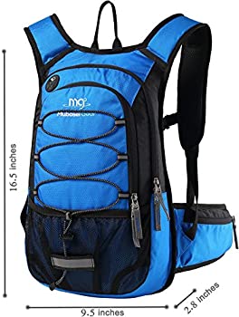 Mubasel Gear Insulated Hydration Backpack Pack with 2L BPA Free Bladder -  Keeps Liquid Cool up to 4 Hours – for Running, Hiking, Cycling, Camping  (Blue) : Amazon.ae: Sporting Goods