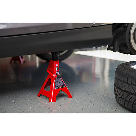 Torin® T43002 - Big Red™ 2-piece 3 t Steel Ratcheting Jack Stand Set