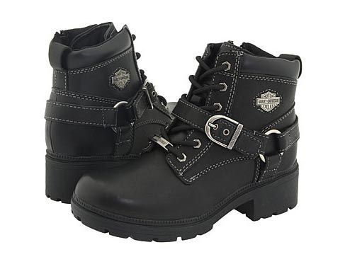 Harley-Davidson Women's Ankle Boot Tegan D84424 | Harley davidson boots,  Boots, Black boots women