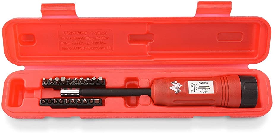 Ridgerock Tools Inc. Neiko 10573B Torque Screwdriver Set 1/4