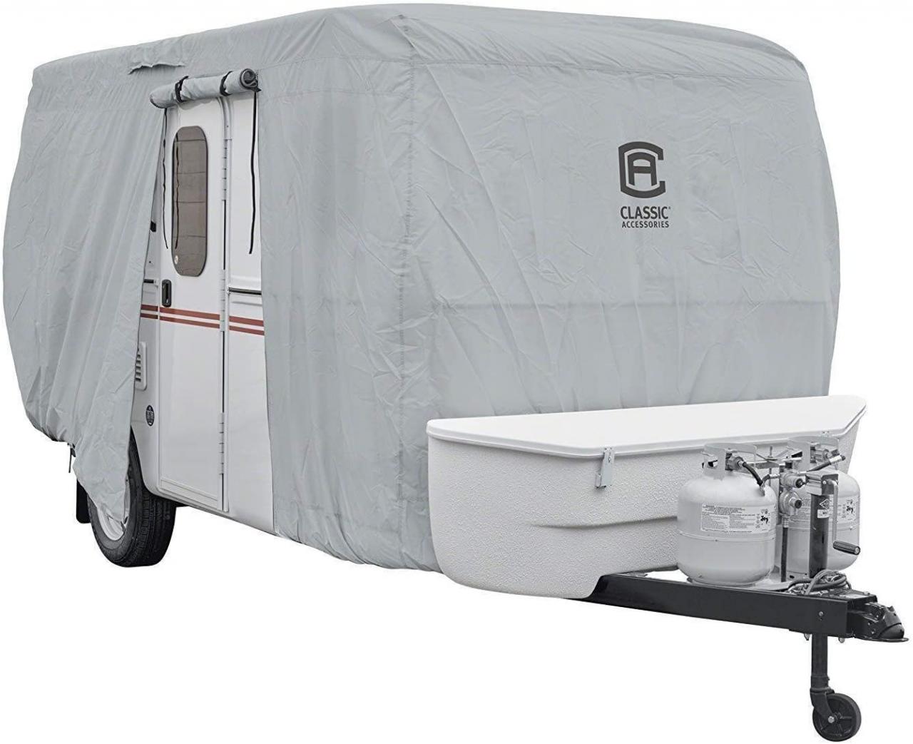 Buy Classic Accessories Over Drive PermaPRO R-Pod Cover, Fits up to 17' 7  long (door in back) Online in Indonesia. B018M3JE5I