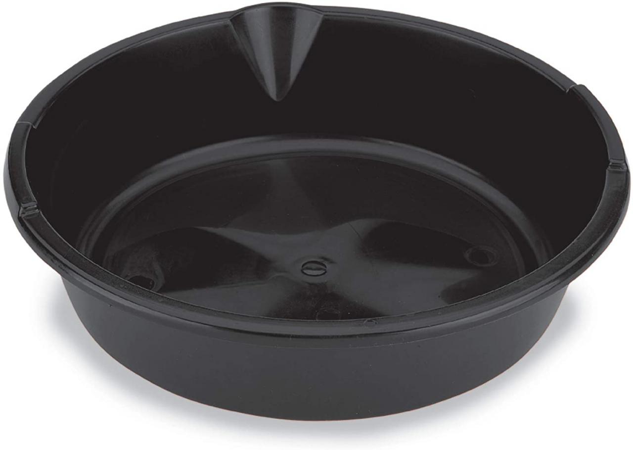 Buy Lumax LX-1628 Black 6 Quart Plastic Drain Pan. to Collect The Oil in  Oil Changes. The Rugged, Oil Resistant All-Purpose Plastic Pan Will not  Rust or Dent. Easy Cleaning Online in