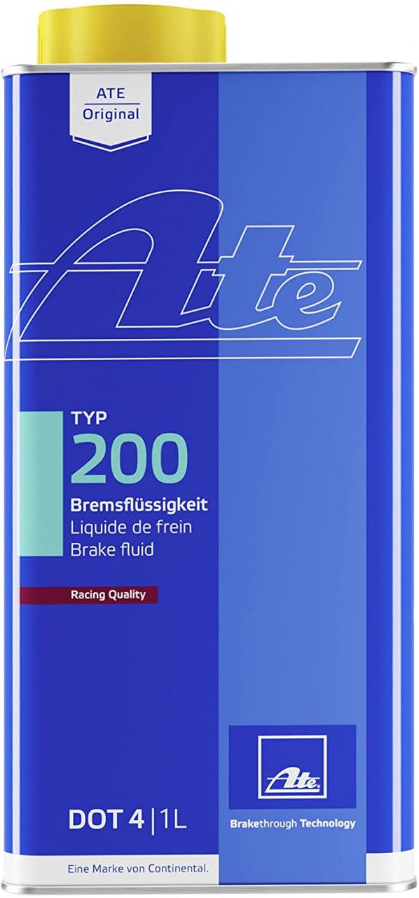 Buy ATE Original TYP 200 Racing Quality DOT 4 Brake Fluid, 1 Liter Can,  Blue Online in Hong Kong. B003VXRPL0