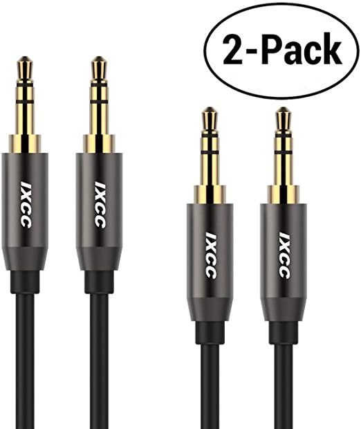 Amazon.com: [2Pack] 3.5mm Male to Male Aux Cord, iXCC 3Feet Auxiliary Audio  Cable for Car, Apple, Samsung, Android, Windows and MP3 Player, All 3.5mm-Enabled  Devices : Electronics