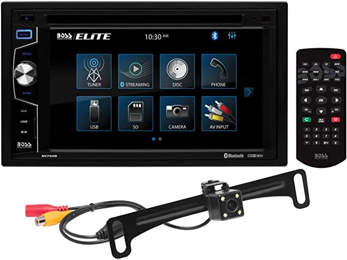 BOSS Audio Systems BV9386NV Car GPS Navigation - Double Din, Bluetooth Audio  and Hands-Free Calling, 6.2 Inch Touchscreen LCD, MP3, CD, DVD Player, USB,  SD, AUX-A/V Inputs, AM/FM Radio Receiver- Buy Online