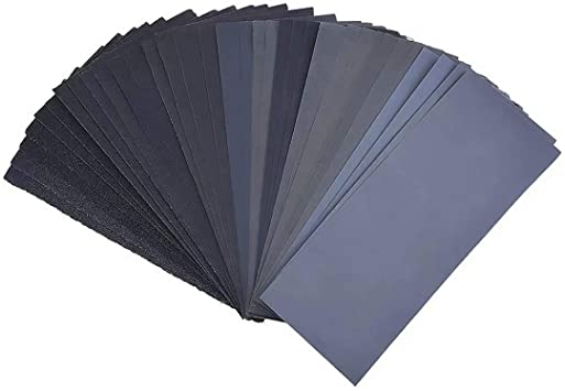Buy Coceca 120pcs Wet Dry Sandpaper 120 to 3000 Assorted Grit Sandpaper for  Wood Furniture Finishing, Metal Sanding and Automotive Polishing Online in  Vietnam. B07C65VHP2