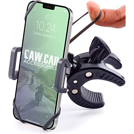 Buy Bike & Motorcycle Phone Mount - for iPhone 12 (11, Xr, SE, Max/Plus),  Galaxy S20 or Any Cell Phone - Universal ATV, Mountain & Road Bicycle  Handlebar Holder. +100 to Safeness