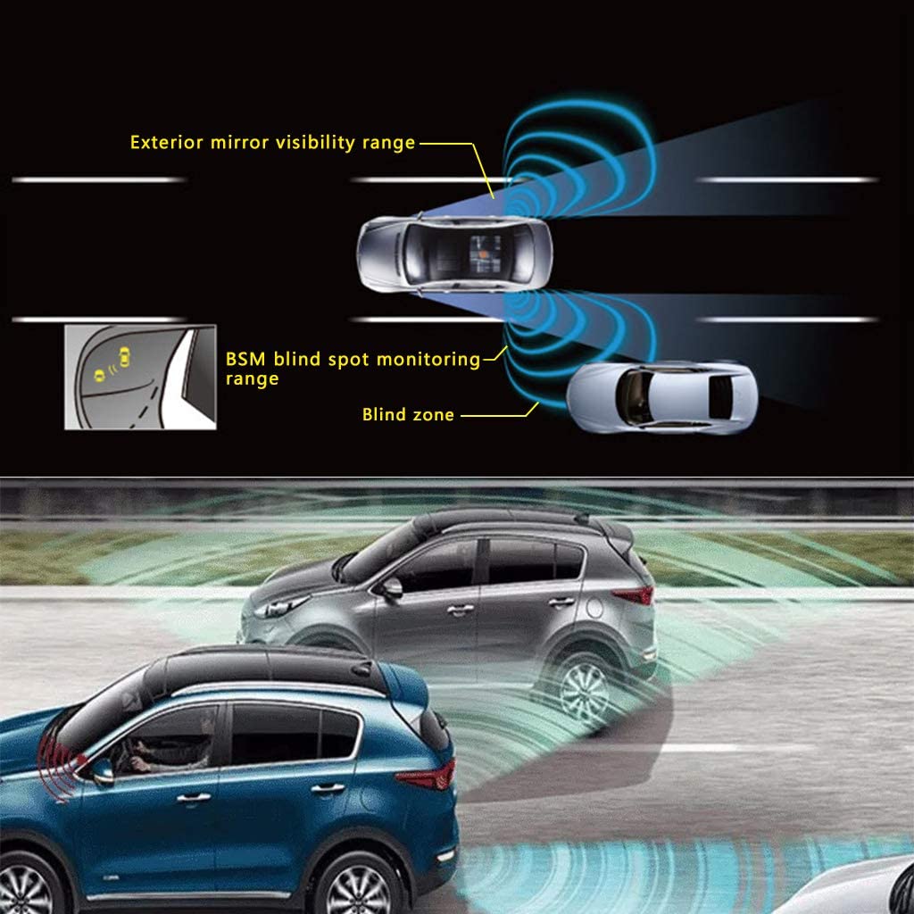Buy Autone Car Blind Spot Monitoring BSD BSA BSM Radar Detection System  Microwave Sensor Assistant Car Driving Security Online in Indonesia.  B07K72YGNZ