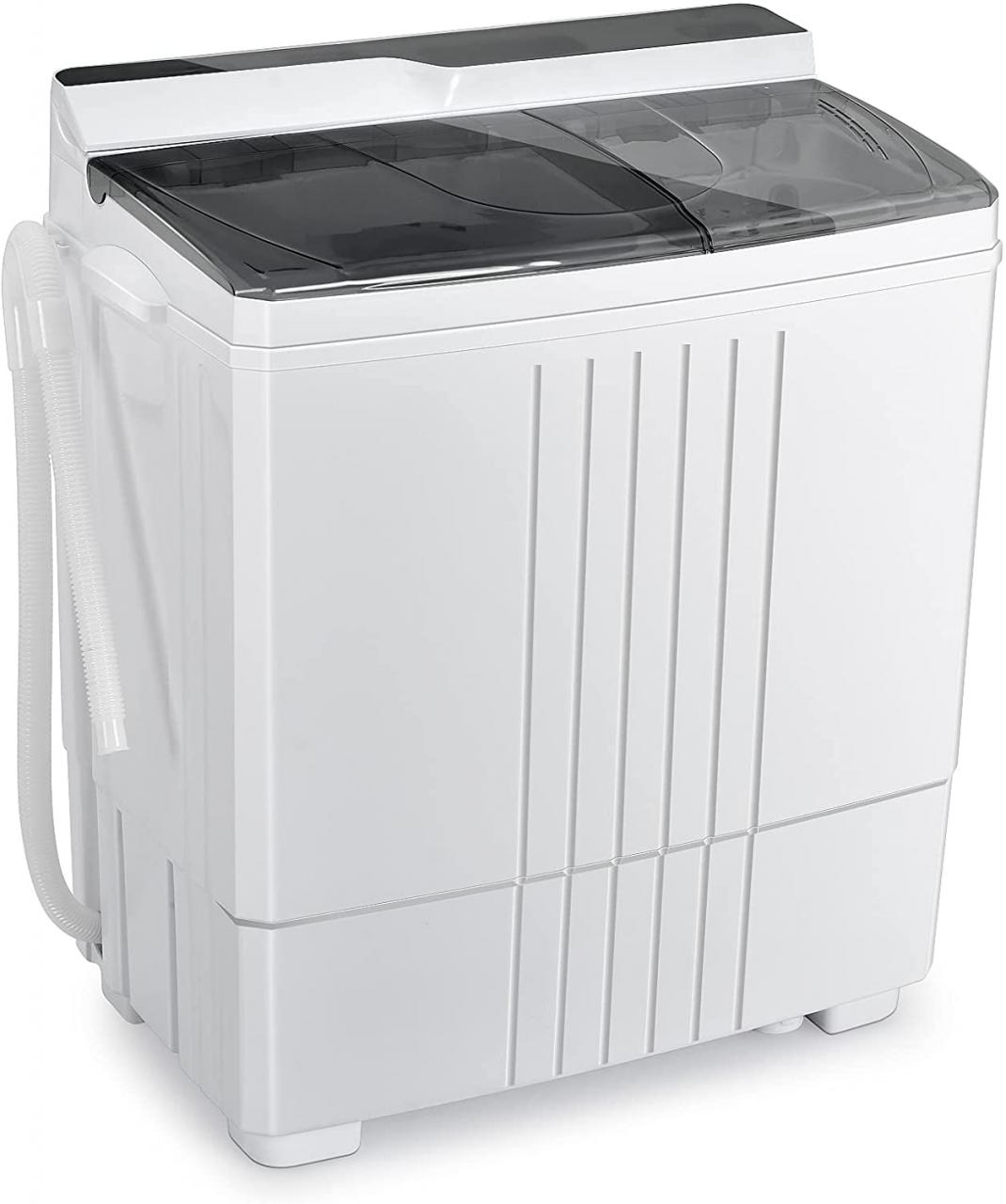 Buy Giantex Portable Washing Machine, Twin Tub Washer and Dryer Combo,  21Lbs (14.4Lbs Washing and 6.6Lbs Spinning), Compact Mini Laundry Washer  for Apartment and Home, Semi-Automatic Built-in Drain Pump Online in Turkey.