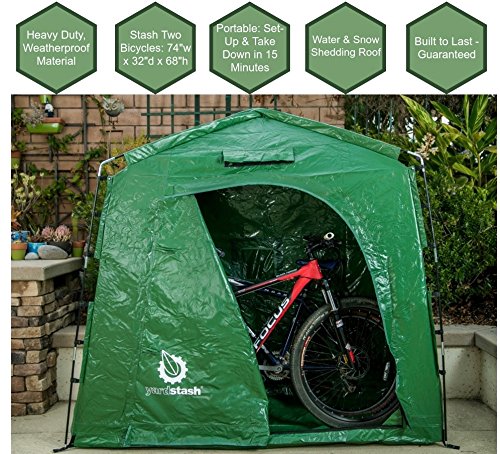 The YardStash III: Space Saving Outdoor Bike Storage, Garden Storage and  Pool Storage : Amazon.com.au: Garden