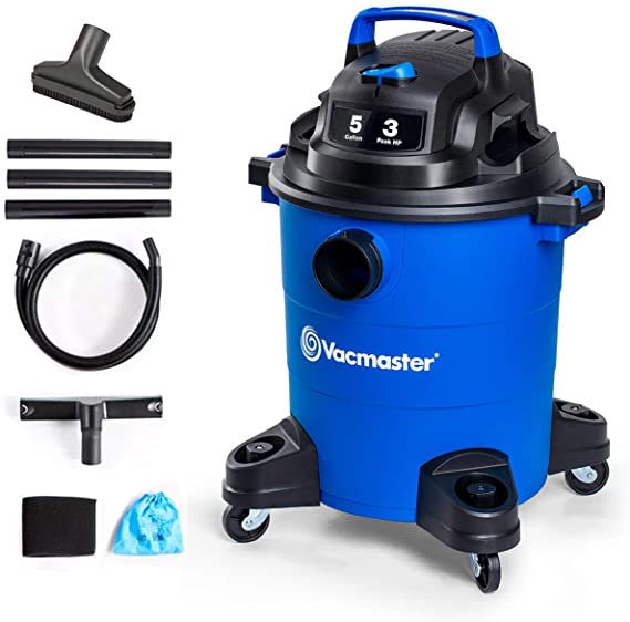 VacMaster 4-Gallon Corded Portable Wet/Dry Shop Vacuum in the Shop Vacuums  department at Lowes.com