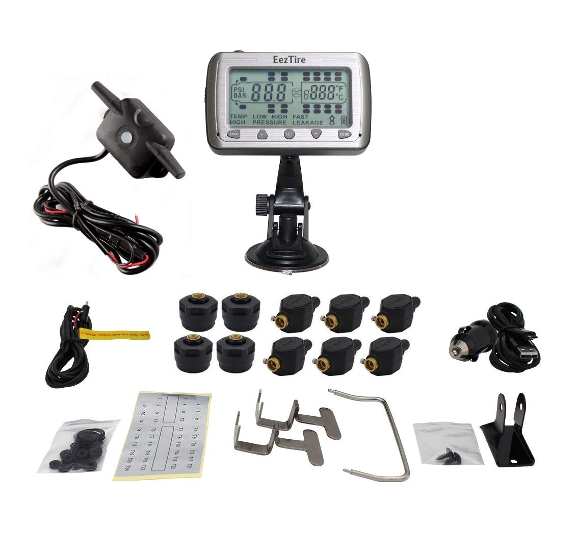 TPMS10Mix 3-Year Warranty incl EEZTire-TPMS Real Time/24x7 Tire Pressure  Monitoring System - 10 Mixed Sensors Automotive Accessories urbytus.com