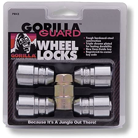 Gorilla Automotive 61631 Acorn Gorilla Guard Locks (12mm x 1.50 Thread  Size) - Pack of 4 : Amazon.in: Car & Motorbike