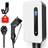 Amazon.com: Leviton EVB40-PST Evr-Green 400 EV Charger, 40-Amp, Surface  Mount, 25-Foot Cord, Requires 50Amp Circuit : Automotive