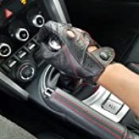 Riparo Genuine Leather Reverse Stitched Full-Finger Driving Gloves :  Amazon.co.uk: Automotive