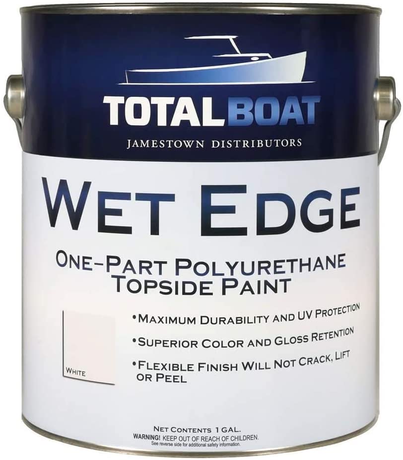 Buy TotalBoat Wet Edge Marine Topside Paint for Boats, Fiberglass, and Wood  (White, Gallon) Online in Hungary. B00HQP5DB8