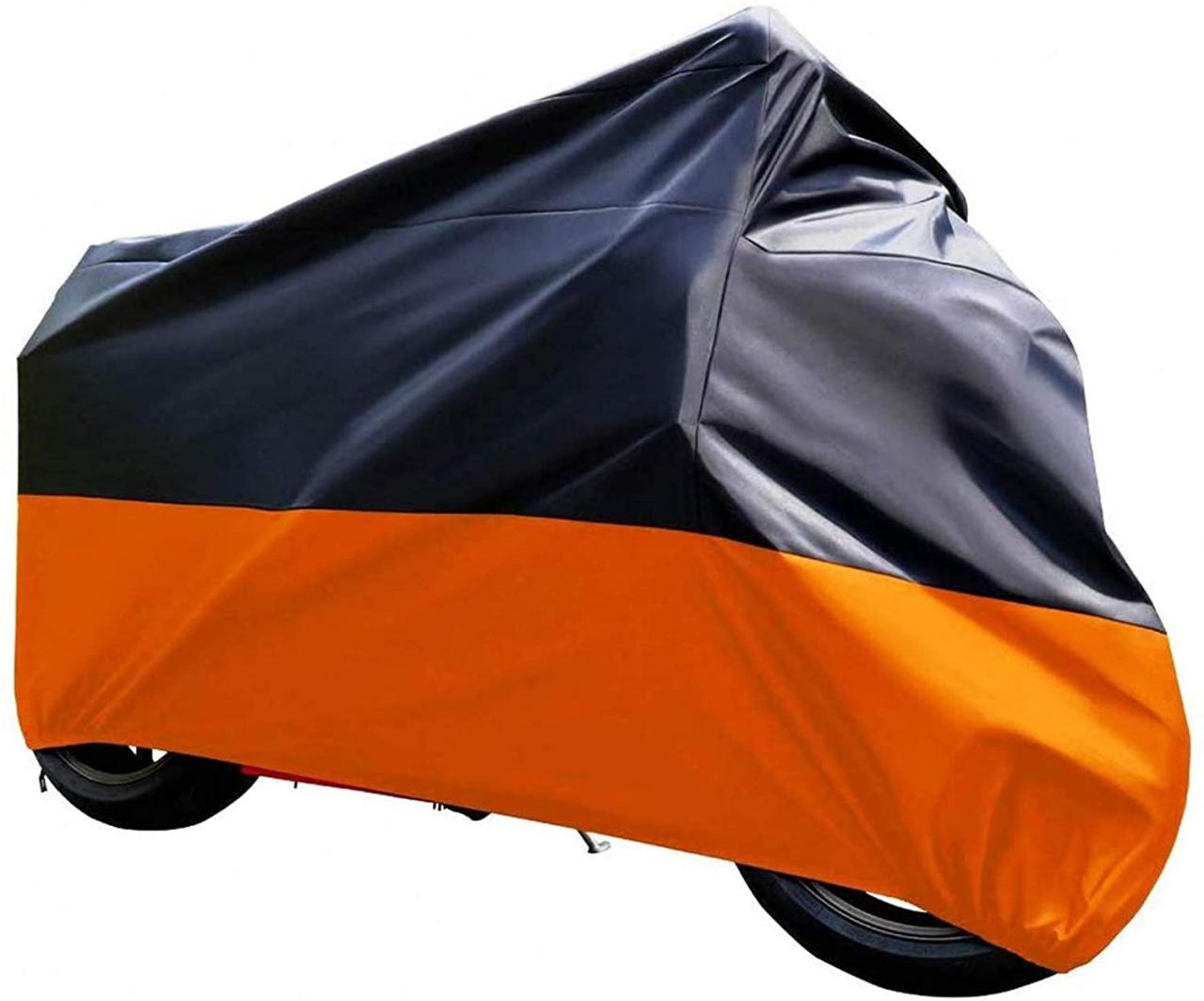 Tokept Black and Orange Waterproof Sun Motorcycle c
