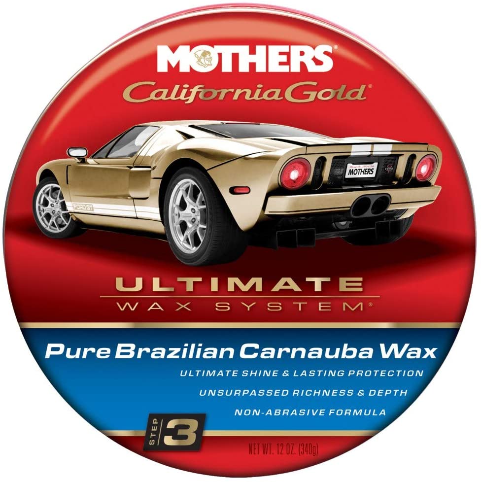 Buy Mothers 05550 California Gold Pure Brazilian Carnauba Wax Paste  (Ultimate Wax System, Step 3) - 12 oz Online in Indonesia. B00ODVR1MW