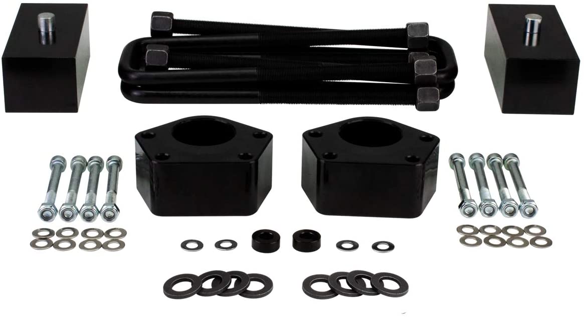 Buy Liftcraft - Fits 1986-1995 Toyota Pickup and 1993-1998 T100 IFS Lift Kit  2 Inch Front Lift Aircraft Billet Spacers + 2 Inch Rear Lift Blocks +  Extended U-Bolts 4WD | Leveling Kit (Black) Online in Tunisia. B00XQJAQI8
