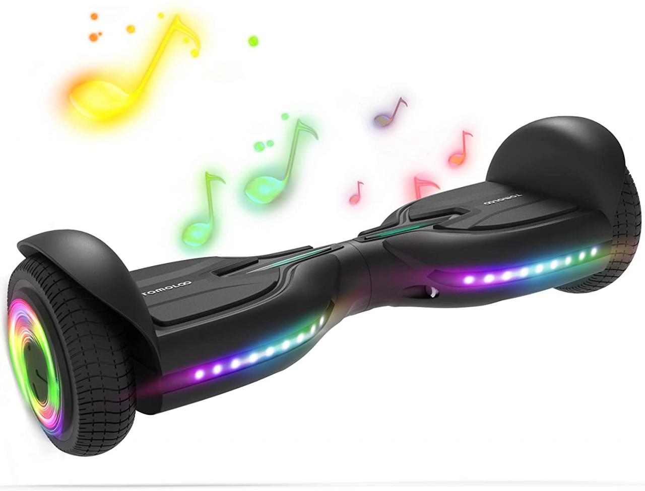 Buy TOMOLOO Hoverboard, Bluetooth and LED Music Rhythmed Lights Hover Board  with 6.5 Inch Solid 2 Wheel, UL2272 Certified Hoverboard for Kids and  Adults Online in Vietnam. B098NV3F1Z