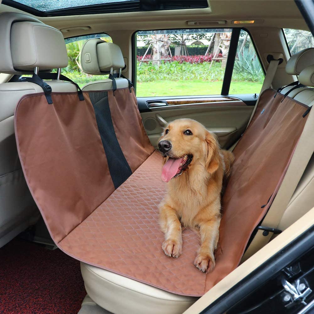 Buy Petsfit Dog Car Seat Cover Waterproof Scratchproof Nonslip Hammock for  Pets Backseat Protection Against Dirt and Pet Fur Online in Indonesia.  B08B5QM5RV