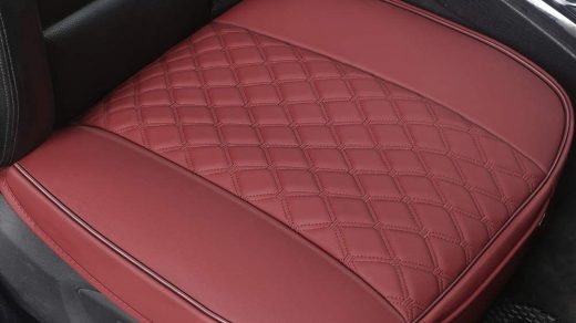 Buy Black Panther 1 Piece PU Car Seat Cover Front Seat Protector Compatible  with 90% Vehicles,Embroidery,Anti-Slip & Full Wrapping Bottom (W 21.26''×D  20.86”) (1Piece,Burgundy) Online in Turkey. B07WTBXQXS