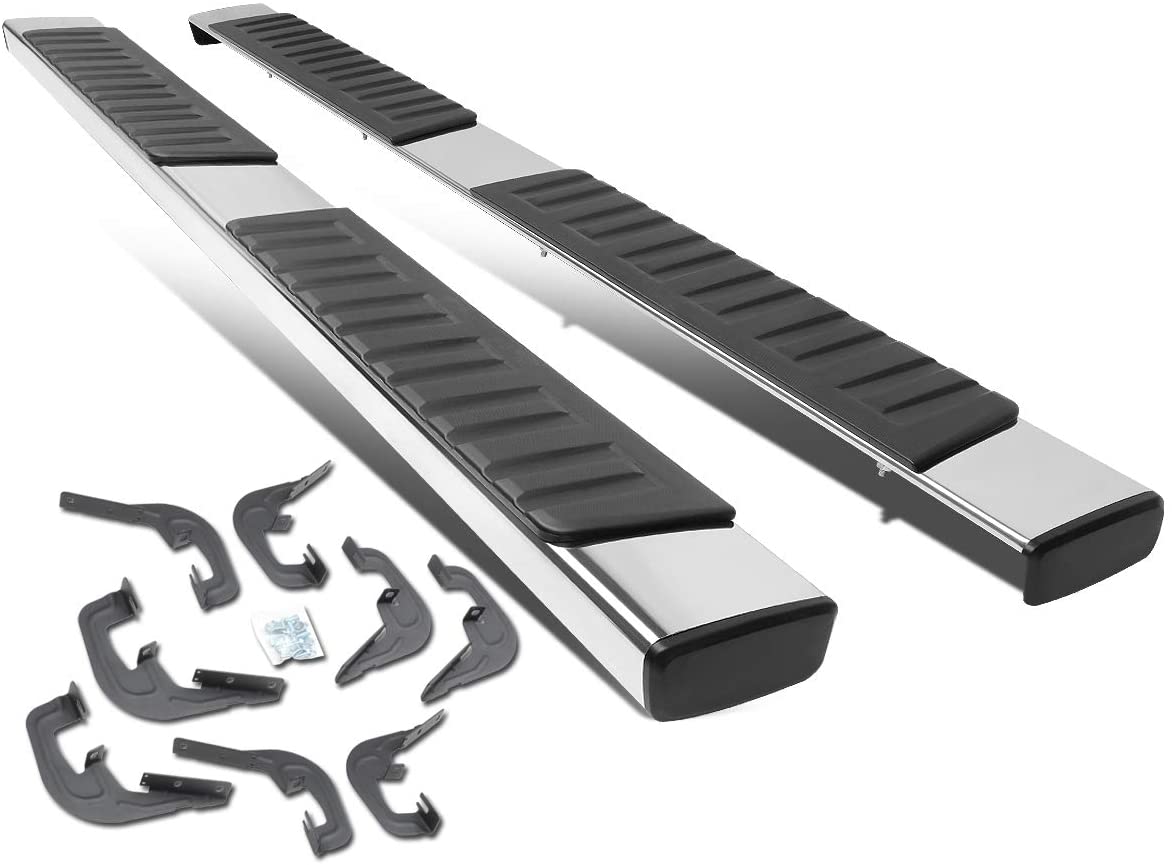 Buy Stainless Steel 6 Inch Side Step Nerf Bar Running Board Compatible with  Silverado Sierra 1500 2500HD 3500HD Crew Cab 07-19 Online in Turkey.  B07ZPRFLX2