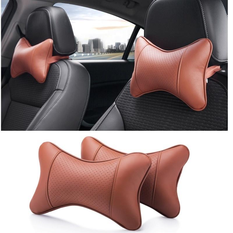 CAMTOA 2Pcs Vehicle Auto Breathe Car Seat Head Neck Rest Cushion Headrest  Bone Pillow-buy at a low prices on Joom e-commerce platform