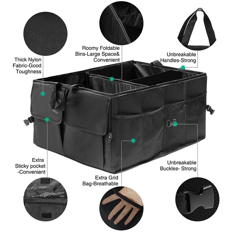 Buy Car Trunk Organizer Super Strong & Durable Collapsible Cargo Storage Box  For Auto Truck at affordable prices — free shipping, real reviews with  photos — Joom
