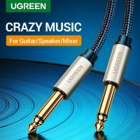 UGREEN Original 6.5mm Jack Audio Cable Nylon Braided Male to Male Aux Cable  | Shopee Malaysia