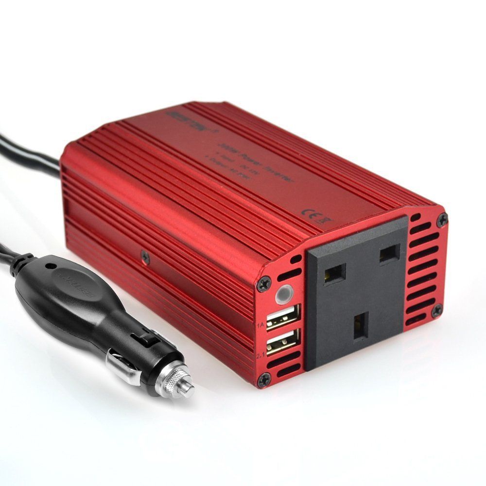 BESTEK Auto Power Inverter 12V 220V 300W Auto Power Inverter With USB  Charging Ports 3.1A Dual USB Charger D… | Skyscanner travel, Best travel  gadgets, Cool gadgets