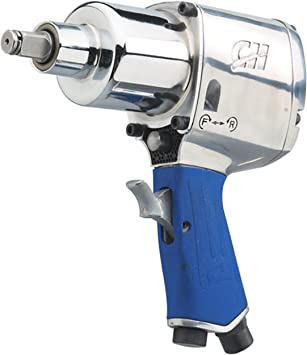 Campbell Hausfeld XT002000 Air Impact Wrench Twin Hammer Impact Driver with  Composite Body and Comfort Grip, 1/2