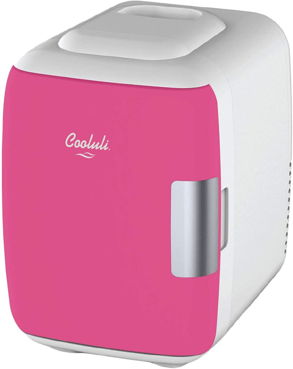 Buy Cooluli Skincare Mini Fridge for Bedroom - Car, Office Desk & Dorm Room  - Portable 4L/6 Can Electric Plug In Cooler & Warmer for Food, Drinks,  Beauty & Makeup, 12v AC/DC
