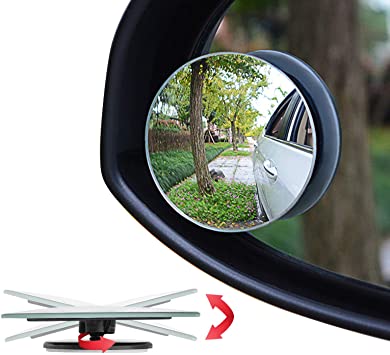 Buy Ampper Blind Spot Mirror, 2 Round HD Glass Convex Rear View Mirror,  Pack of 2 Online in Hong Kong. B01CV4ANCC