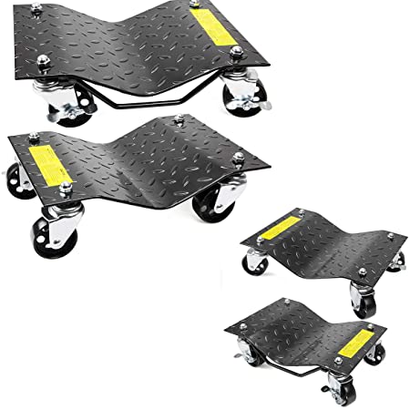 ABN Car Dolly 4-Pack, 4 Wheel Dolly Set – 6,000 lbs pound Total Capacity  Stake Dollies for Tow or Vehicle Storage : Amazon.ca: Industrial &  Scientific