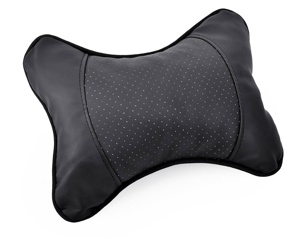 Black Ace Select Car Neck Pillow 2 Pieces PU Leather Travel Pillow for Head Rest  Neck Support for Car Seat Bedding & Linen Home urbytus.com
