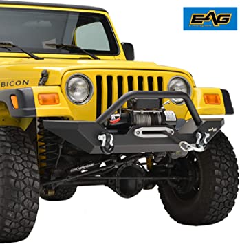 E-Autogrilles 07-17 Jeep Wrangler JK Rock Crawler Offroad Front Bumper with  Winch Mounting Plate (51-0328) | Jeep wrangler jk, Jeep, Jeep wrangler