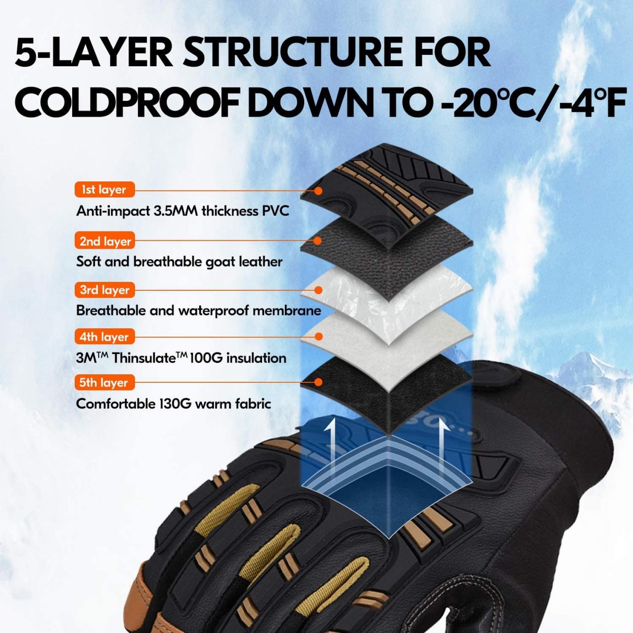 High Dexterity Goat Leather Heavy Duty Mechanic Work Gloves, Rigger Gloves,  Water Repellent, Anti-Vibration, Impact Absorption, Anti-Abrasion,  Touchscreen Glove - China Mechanic Gloves and Work Gloves price |  Made-in-China.com