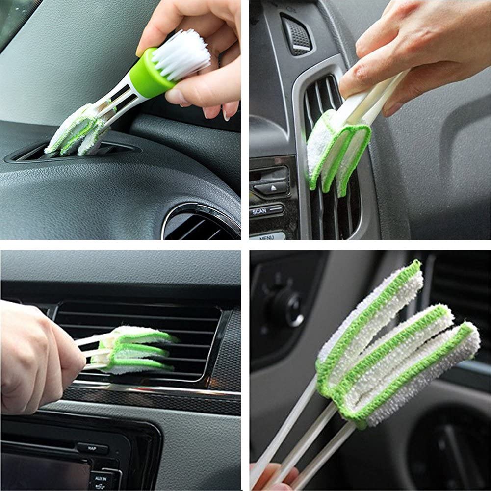 SENHAI Mini Duster for Car Air Vent, Set of 3 Automotive Air Conditioner  Cleaner and Brush, Dust Collector Cleaning Cloth Tool for Keyboard Window  Leaves Blinds Shutter : Amazon.co.uk: Grocery