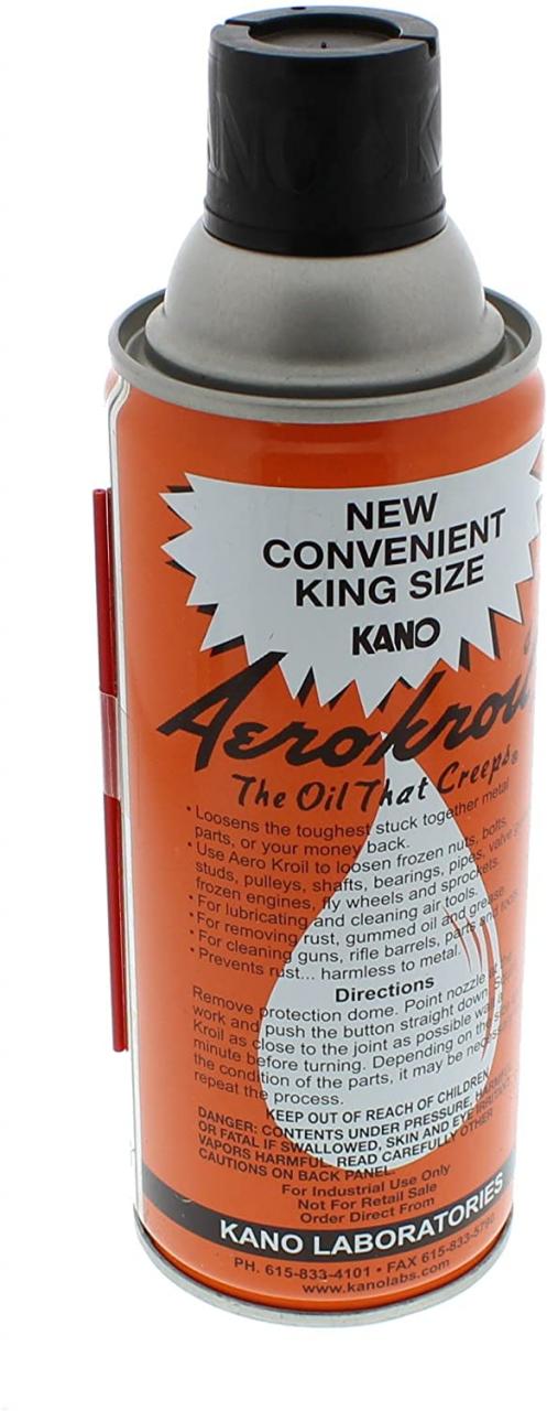 Buy Kano Aerokroil Penetrating Oil, King Size, 13 oz. aerosol  (AEROKRO0ILKING) Online in Vietnam. B005XUIX24