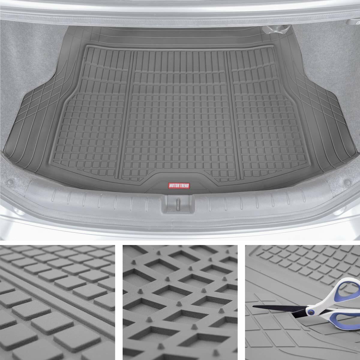 Motor Trend Premium FlexTough All-Protection Cargo Liner – DeepDish Front &  Rear Mats Combo Set – w/ Traction Grips… – MG Lifestyles and More
