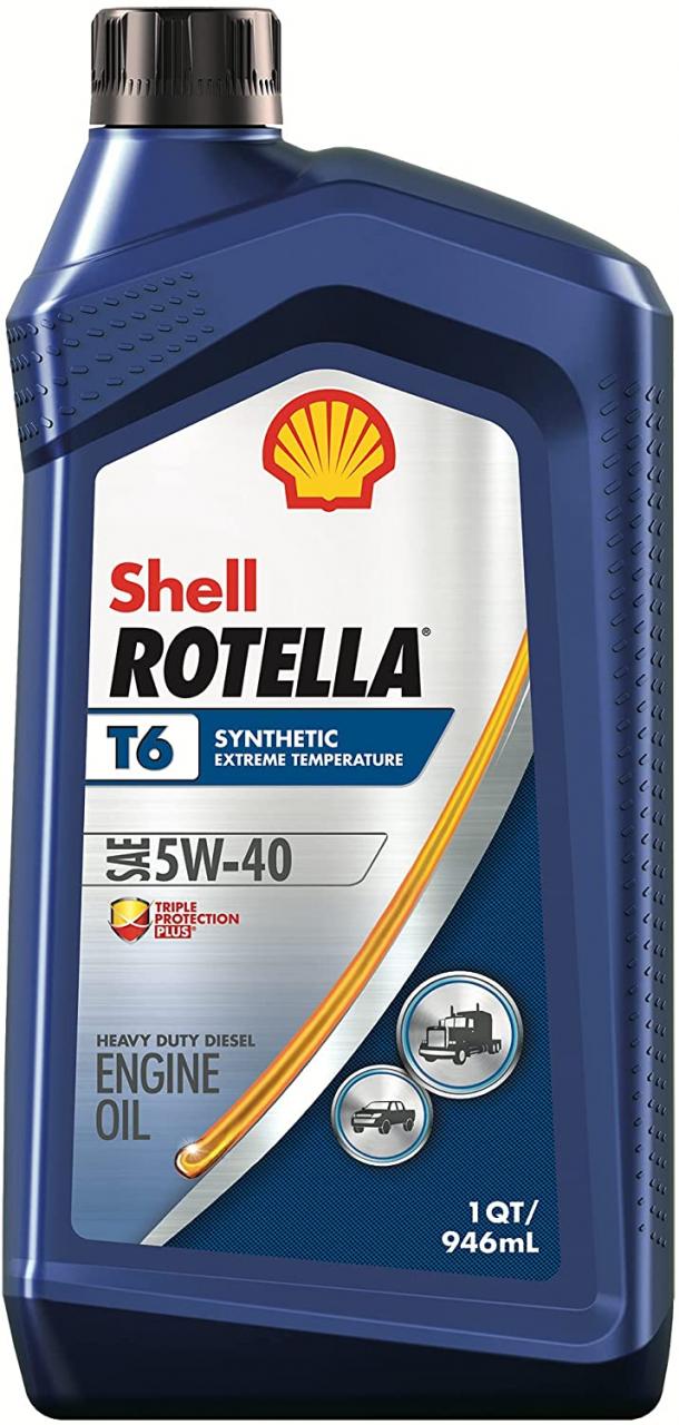 Buy Shell Rotella T6 Full Synthetic 5W-40 Diesel Engine Oil (1-Quart, Case  of 6) Online in Vietnam. B01N28VZ2Z