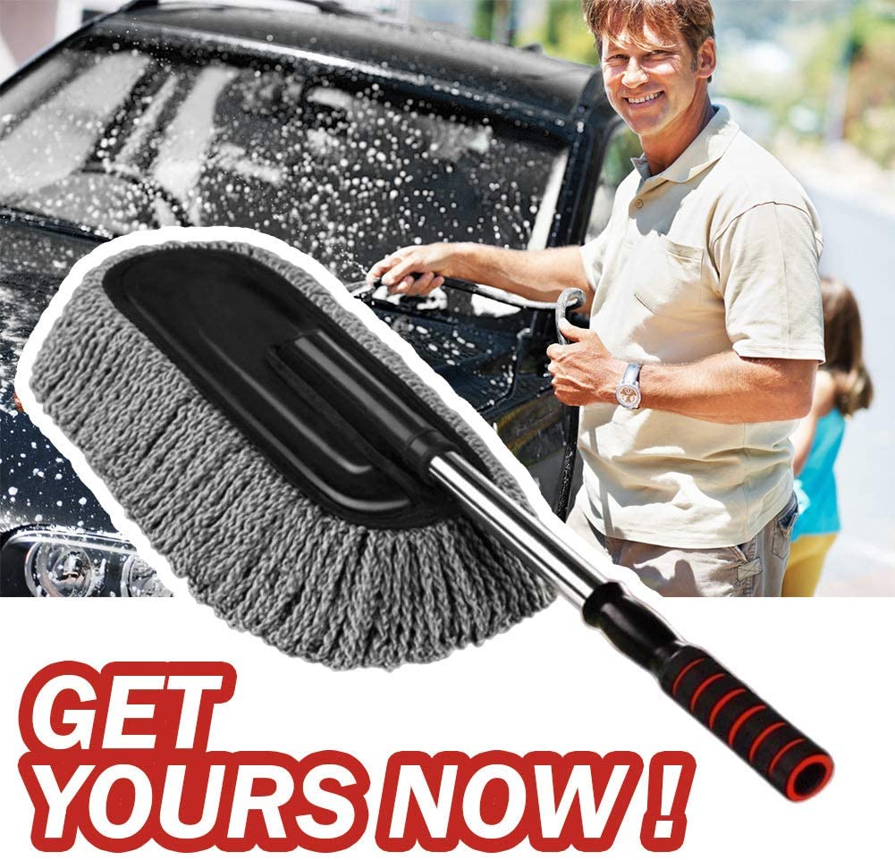 Microfiber Car Duster with Long Extendable Handle |