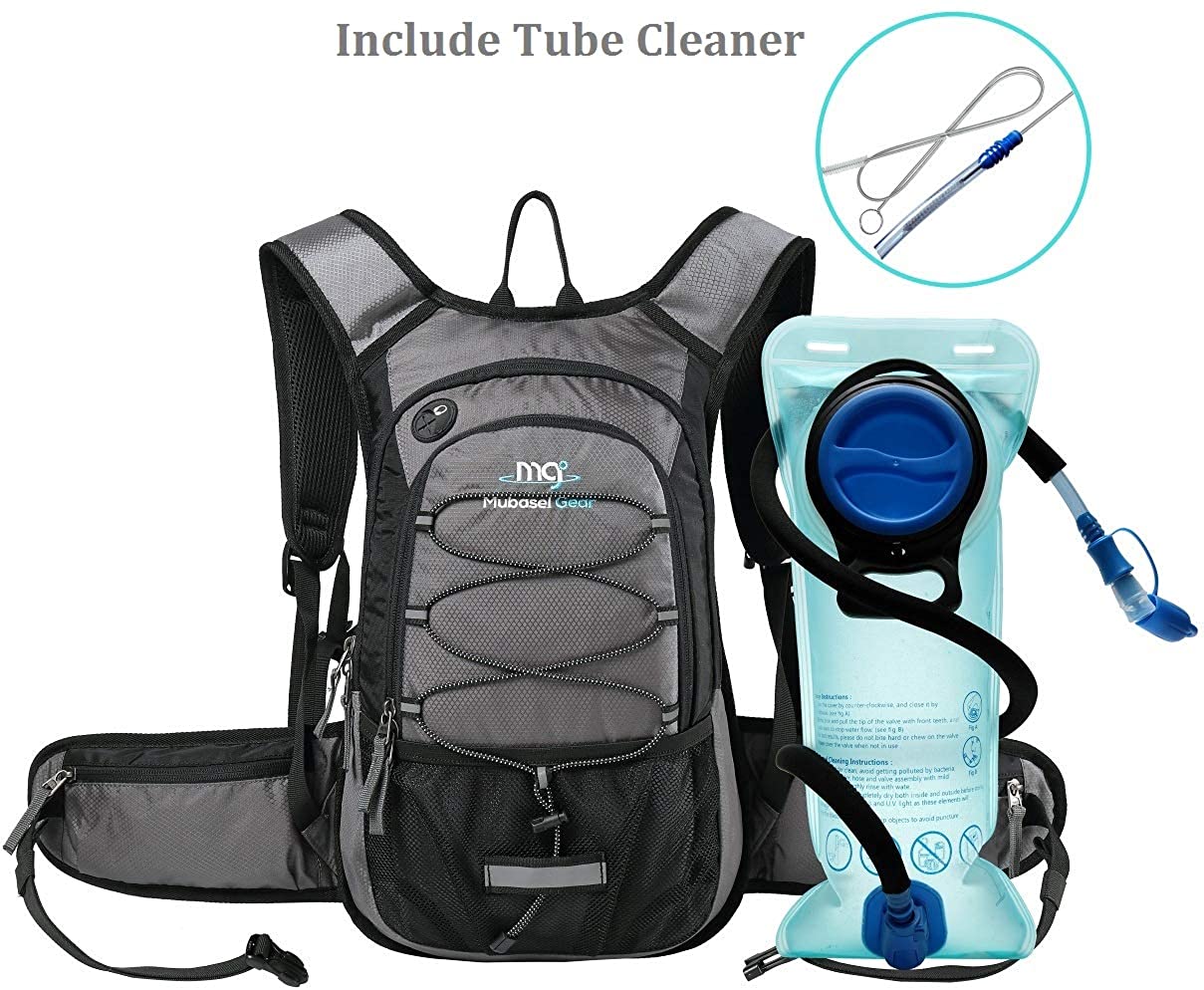 Buy Mubasel Gear Insulated Hydration Backpack Pack with 2L BPA Free Bladder  - for Running, Hiking, Cycling, Camping Online in Lebanon. B075L7D73N