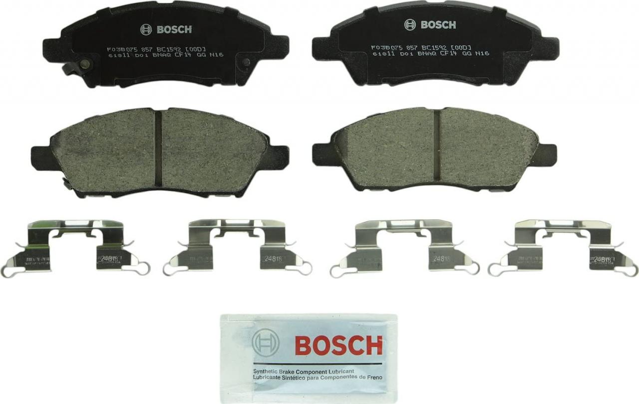Buy Bosch BC1592 QuietCast Premium Ceramic Disc Brake Pad Set For Nissan:  2015-2016 Micra, 2013-2014 Tiida, 2012-2017 Versa, 2014-2017 Versa Note;  Front Online in Hong Kong. B00XM0DJB2