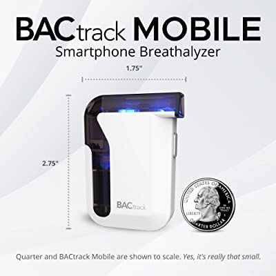 Buy BACtrack Mobile Smartphone Breathalyzer | Professional-Grade Accuracy |  Wireless Connectivity to Apple iPhone, Google & Samsung Android Devices |  Apple HealthKit Integration Online in Kazakhstan. B00CFN1HNY