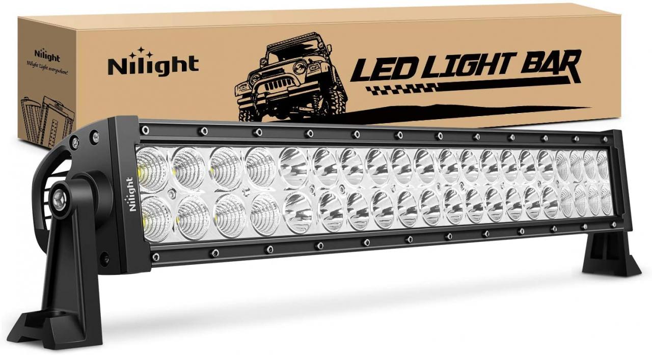 Buy Nilight - 70003C-A 22 120w LED Light Bar Flood Spot Combo Work Light  Driving Lights Fog Lamp Offroad Lighting for SUV Ute ATV Truck 4x4 Boat  Online in Hong Kong. B012CGFOOQ
